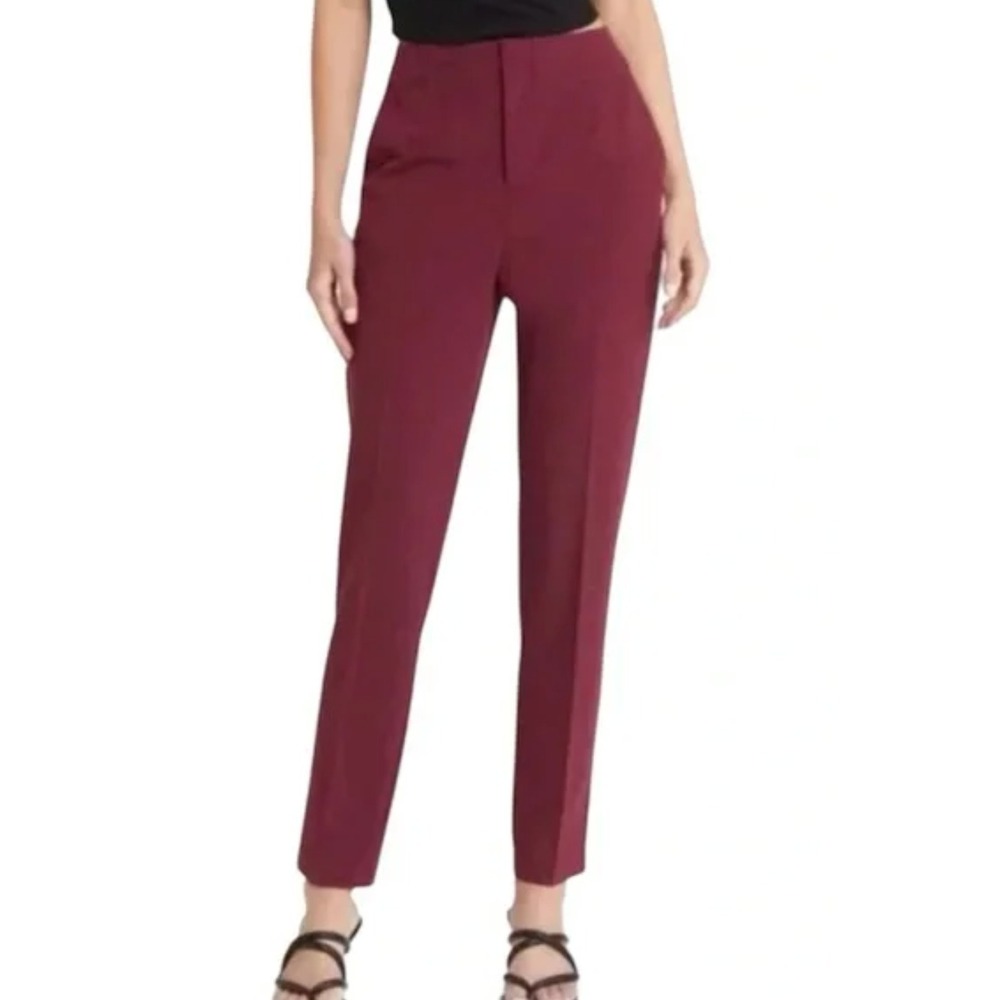 Open Edit Nordstrom Burgundy London Dress Pants Women's Size S Career‎